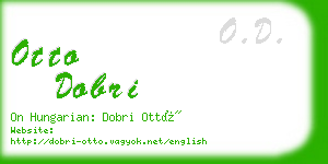 otto dobri business card